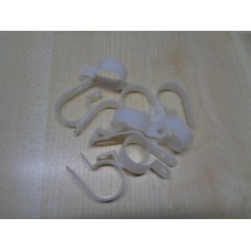 P CLIPS 12.7mm 1/2 WHITE NYLON GTSEPC12N CARAVAN MOTORHOME 10 SC83E